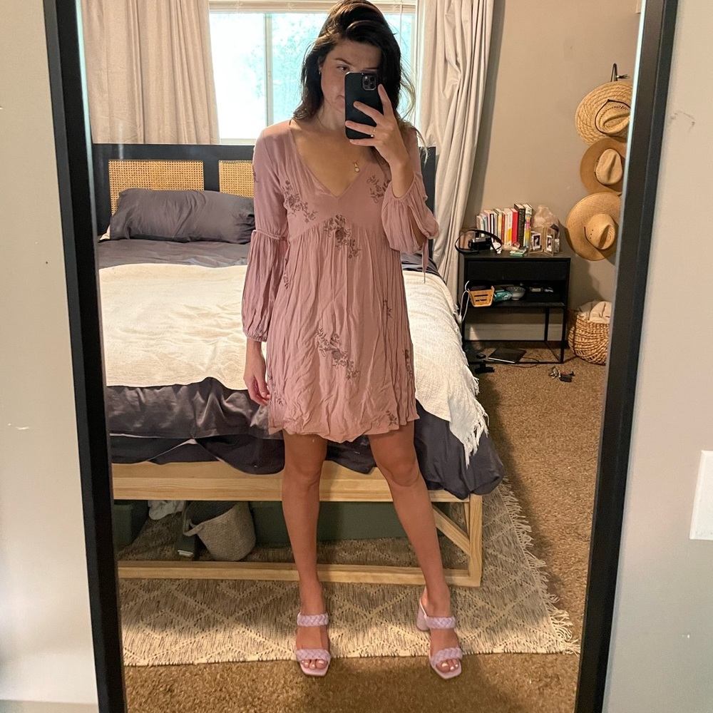 American Eagle Floral Coastal Cowgirl Dress
